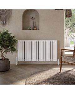 Nirvana Horizontal Radiator - White - View #2